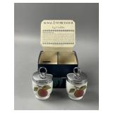 Vtg Royal Worcester Porcelain Egg Coddlers