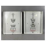 1940s Bowser 575 Gas pump Faceplates