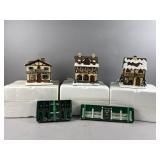 Lot of Hawthorne Christmas Houses & More