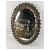 Antique Ornate Wood Mirror