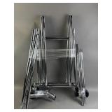 Metal Rolling Clothing Rack