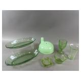 Vintage Uranium Vaseline Glassware