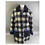 Canvas Back Plaid Wool Jacket