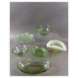 Uranium Vaseline Glassware Lot
