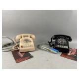 2 Vtg Western Electric 564 Rotary Key Telephones