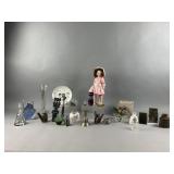 Vintage Pewter Figurine of Wolves and More