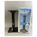 Black Adjustable Boat Seat Pedestal