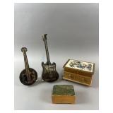 Music Box Collection, Guitar, Banjo & More