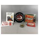 Tin Coca-Cola Signs and More