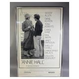 Framed "Annie Hall" Movie Poster