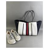 Birkenstock Shoes & Haute Shore Tote Bag