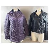 Womenï¿½s Fur Lined Coat & Motorcycle Style Jacket
