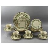 Vintage Holiday Lenox Plates & Teacups