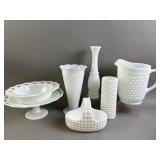 Vtg White Milk Glass Lot