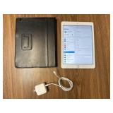 Unlocked 6th Gen IPad in Silver w/ Charger & Case