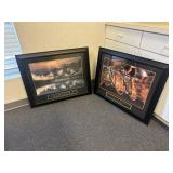 2 Framed Motivational Posters