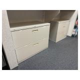 2 Metal Filing Cabinets