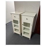 Pair of White Cabinets