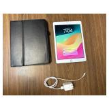 Unlocked 6th Gen IPad, Rose Gold w/ Charger & Case