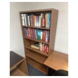 3-Shelf Wood Bookcase