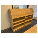 Wood Book Display & Storage Shelving Unit