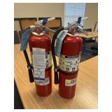 Pair of Potter Roemer Fire Extinguisher