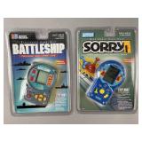 NIP Vtg 96ï¿½ Handheld Games Sorry & More