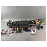 Vintage Atari 2600 Game System, Joysticks & More