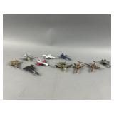 Vintage Die Cast Jet Lot (10)
