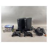 (2) Xbox 360 Consoles, Kinect, Controllers & More