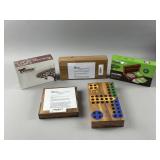 NIB Monkey Pod Games 6 Wooden Puzzle Set & More