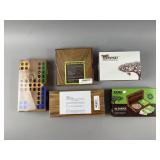 NIB Monkey Pod Games Egg Tangram Set & More