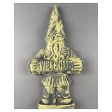 Concrete Welcome Gnome Stepping Stone