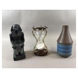 Vintage Pharaoh Statue, Ceramic Vase & More
