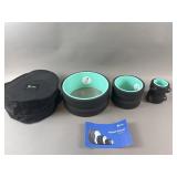 Chirp Stretching Wheel 3 Pack W/ Carrying Case