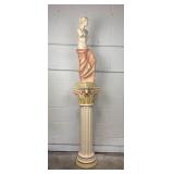 Venus de Milo Sculpture on Corinthian Colomn