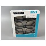NIB Foster Grant +1.75 Reading Glasses
