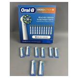 8 Oral-B CrossAction X  Toothbrush Heads