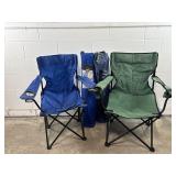 4 Foldable Armchairs