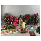 Lot of Christmas Mini Trees, Wreaths and More
