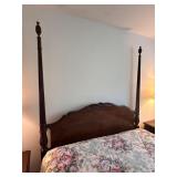 Drexel Heritage Mahogany Poster Bed Queen Size