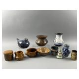 Vtg Glit HF Ceramic Cup & More