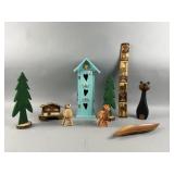 Vintage -Style Wooden Animal Toys and More