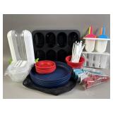 Multi-Piece Silicone & Plastic Kitchenware