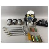 Assorted Tools, Paint Masks & More