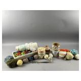 Lot of Vintage Ribbon, Lace, Yarn & More