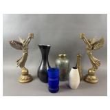 Angel Candle Holders, Misc. Vases & More