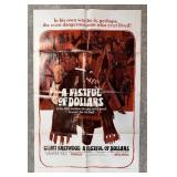 1964 A Fistful of Dollar Original Movie Poster