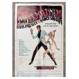 Original Numbered Elvis Movie Poster ï¿½Speedwayï¿½
