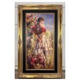 Garmash ï¿½Cherished Rosesï¿½ Framed Giclee w/ COA